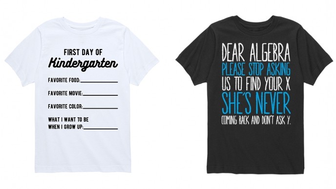 Back-to-School T-Shirts Just $10 @ Zulily