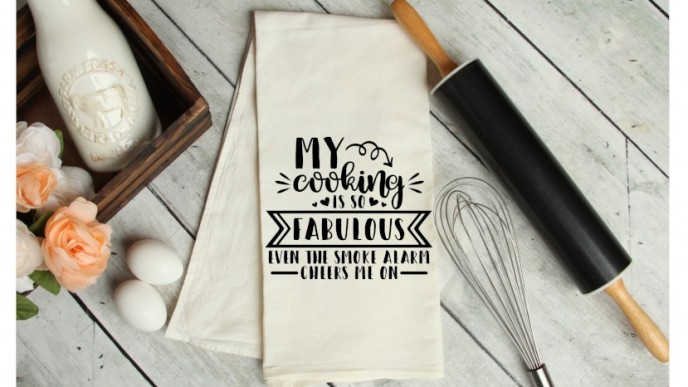 My Cooking Is So Fabulous The Smoke Alarms Cheer Me On Towels From $9 Delivered