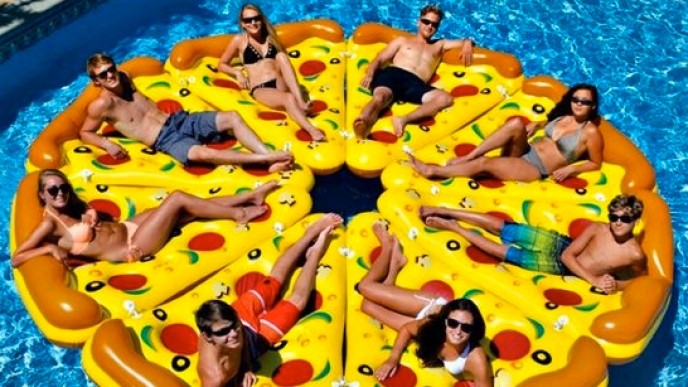 Swimline Connectable Pizza Floats Only $15 (was $59.99) @ Walmart