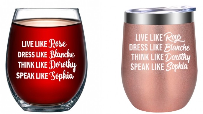 Check Out These Golden Girls Wine Glasses!