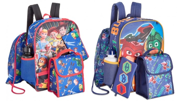 5 Piece Character Backpack Sets Just $16 @ Macy's