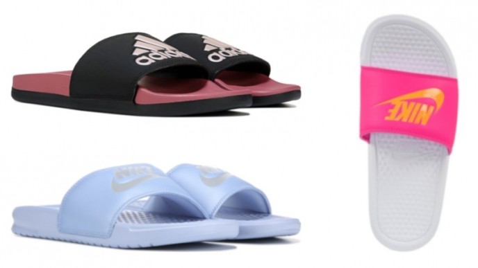 famous footwear slides