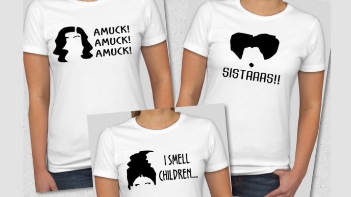 Check Out These Hocus Pocus Sanderson Sisters T-shirts!