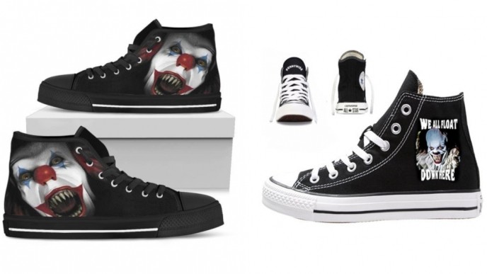 Check Out These Custom Pennywise Converse @ Etsy