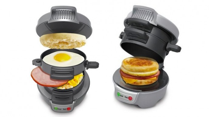 Hamilton Beach Breakfast Sandwich Maker $19.99 @ Amazon