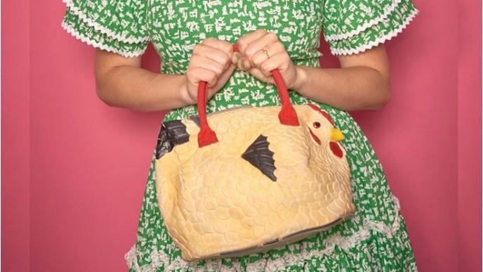Check Out These Rubber Chicken Purses @ Amazon
