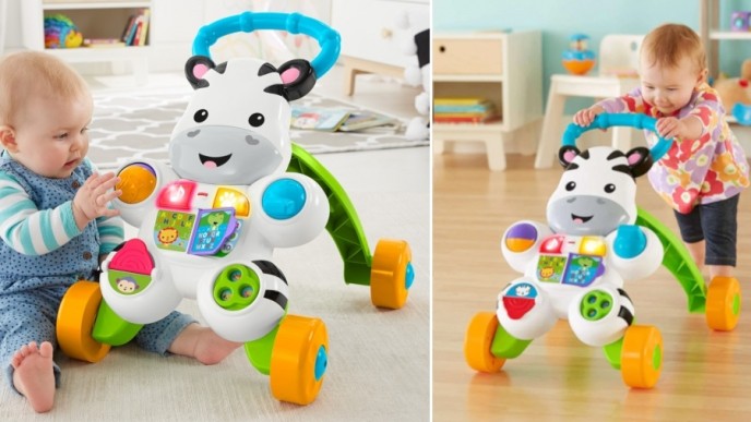 fisher price zebra walker walmart