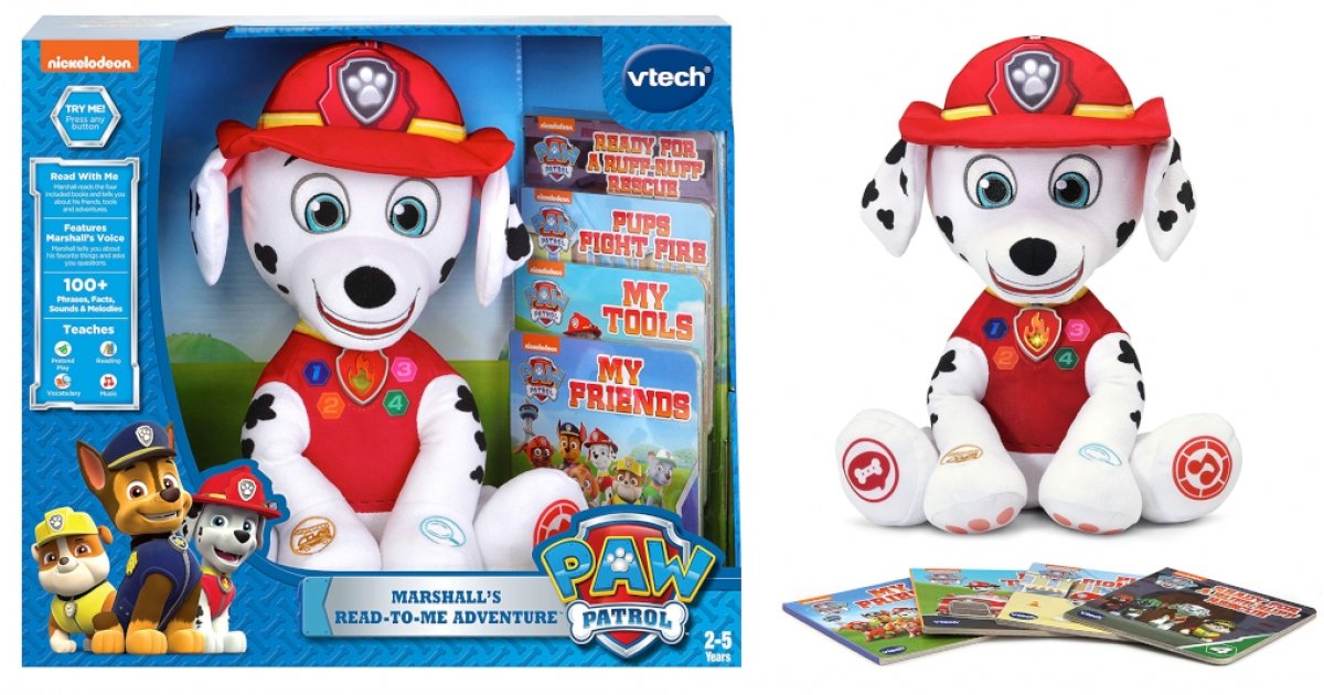 paw patrol marshall read to me adventure