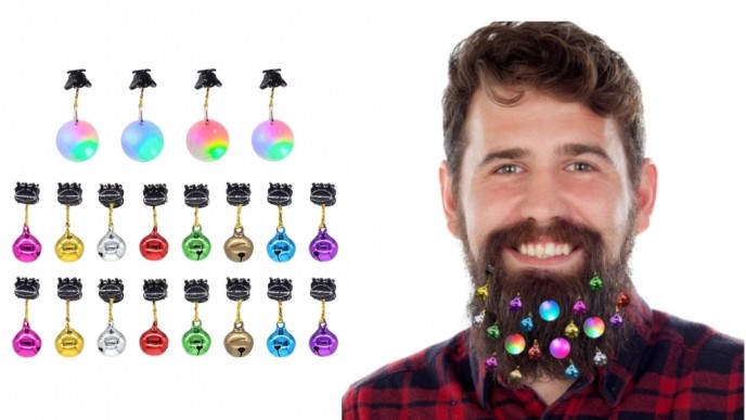 Pimp Your Beard With These Light Up Beard Ornaments!