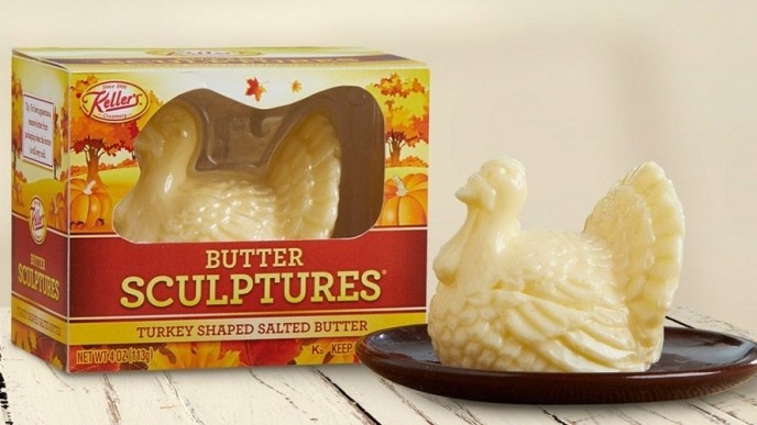 These Thanksgiving Turkey Butter Sculptures Are Awesome