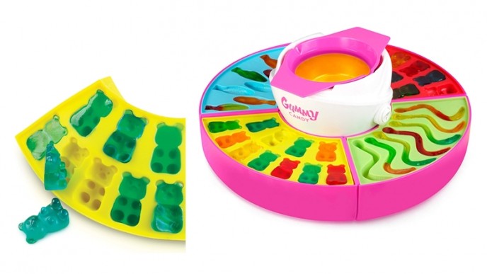 The Gummy Maker Makes Fish, Bear and Gummy Worm Candies 