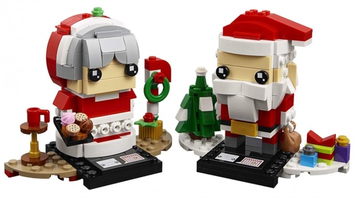 30% Off LEGO BrickHeadz Mr. & Mrs. Claus Building Kit @ Amazon
