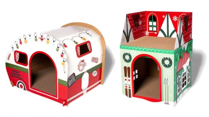 A First Look At Target's New Cat Holiday Scratchers!