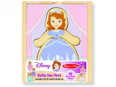 Sofia the First Dress-Up Wooden Play Sets $4