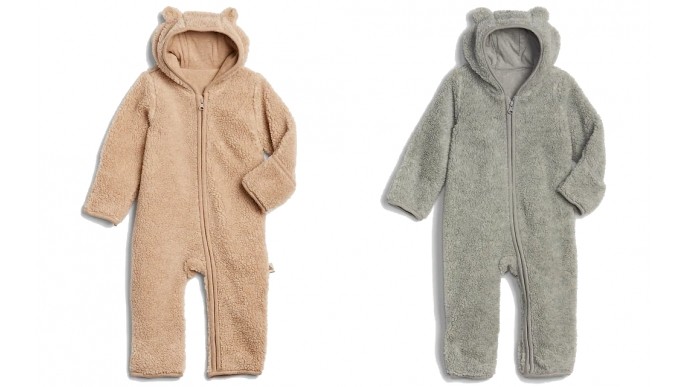 Baby Brannan Bear Sherpa One-Piece Just $16.40 @ Gap