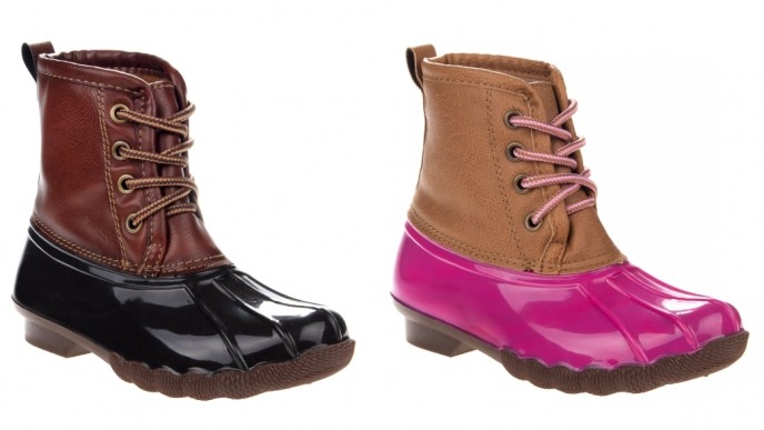 Kids Waterproof Duck Boots Just $11.50 @ Walmart