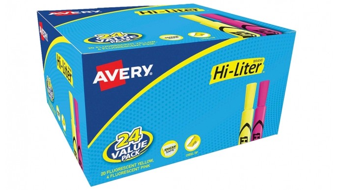 24 Count Avery Hi-Liters Just $4.78 @ Amazon