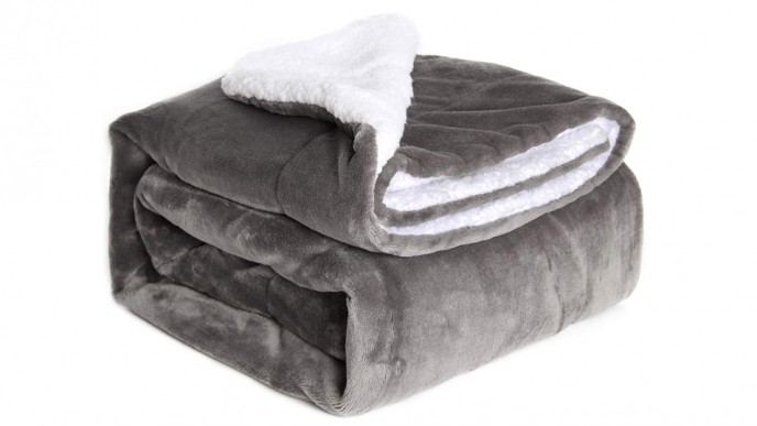 50% Off X-Large Sherpa Blankets @ Amazon