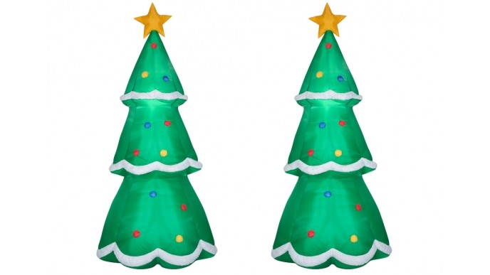 10 Foot Yard Inflatable Christmas Tree Just 12 25 Walmart
