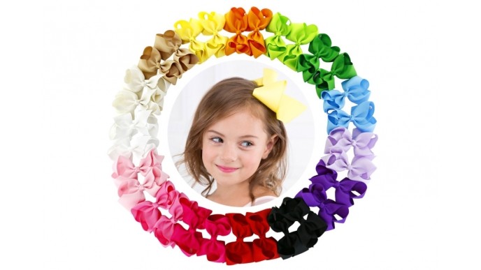 Set Of 30 Hair Bows Just $6.99 @ Amazon