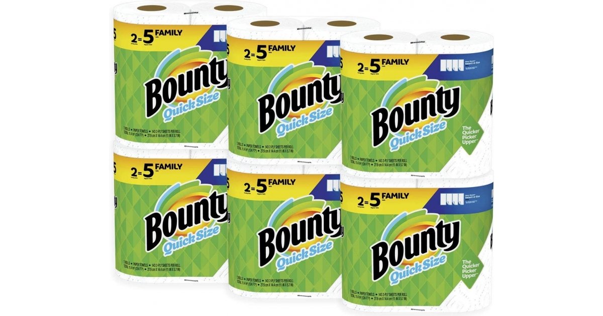 These Bounty Paper Towels Are In Stock On Amazon Right Now