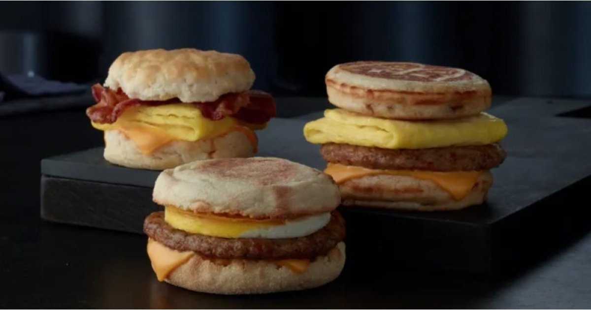 Mcdonalds breakfast food menu