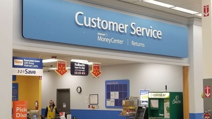 Walmart on sale return desk