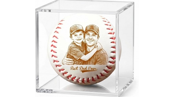 Personalized Baseball with Photo Printed 49% off