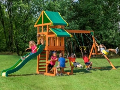 Wooden Swing Set Just $488