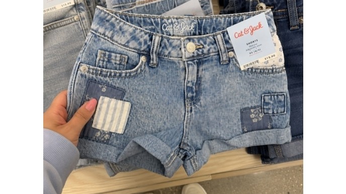Cute Cat & Jack Patchwork Denim Shorts for Girls – Only $15 at Target