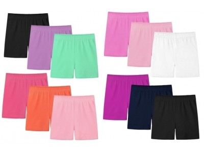 6 Pairs of Girls Biker Shorts — $1.66 Each