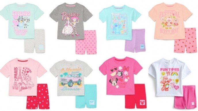 These Toddler Character 2-Piece Sets Are Just $7 at Walmart (Bluey, Minnie, Barbie + More!)