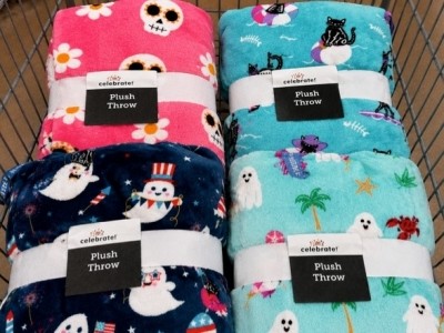 Summerween Plush Blankets at Walmart