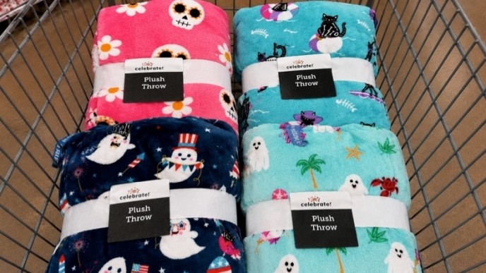 Walmart’s New Summerween Plush Blankets Are the Cutest Spooky Summer Find