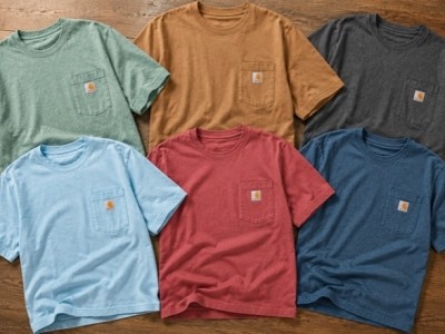Carhartt Men’s Pocket Tees $15