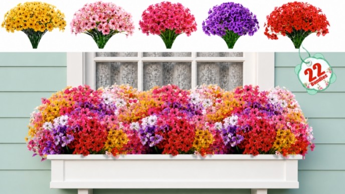 Pretty Artificial Flowers 50% OFF
