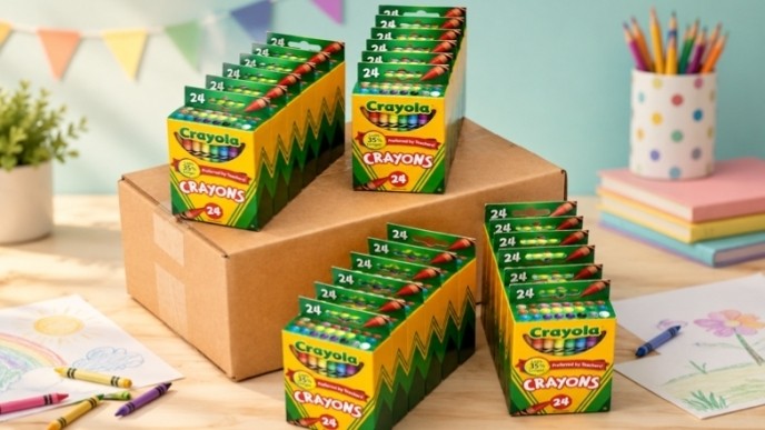 Crayola 24-Count Crayon Boxes Just Dropped to ONLY $12 (24-Pack Bulk Set)