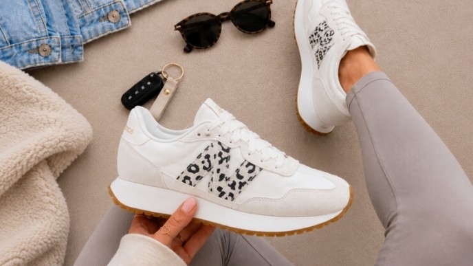 Leopard New Balance 237 Sneakers Just Dropped to $63.99 (SO Cute!)