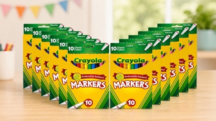 Crayola Marker 12-Pack Drops to $11.64