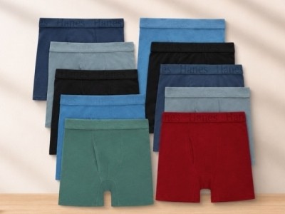 Hanes Boys' Boxer Briefs 5-Pack Only $11.90