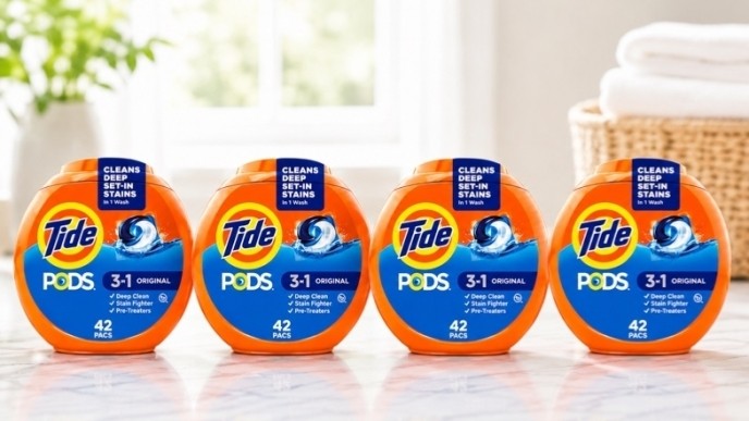 Tide PODS 42-Count Deal – Stock Up and Save 33% When You Buy 4
