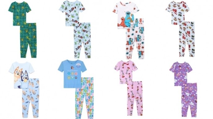 Walmart’s $5 Character Pajamas Are Back – Sizes 12M Through 5T!