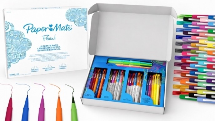 Paper Mate Flair Ultimate Pack Prime Day Deal – 60 Assorted Pens for Creative Note-Takers, Teachers & Students