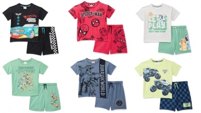 Boys' Character Outfit Sets Just $5