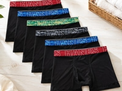 Hanes Boys' Boxer Briefs 6-Pack $10.50
