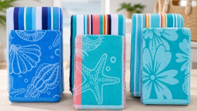 Mainstays 2-Pack Cotton Beach Towels Are Under $10 at Walmart