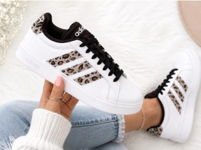 adidas Streettalk Leopard Sneakers $29.23