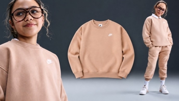 Nike Girls' Fleece Sweatshirt Only $12.72