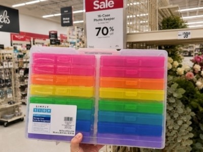 Rainbow Photo & Craft Keeper 70% Off