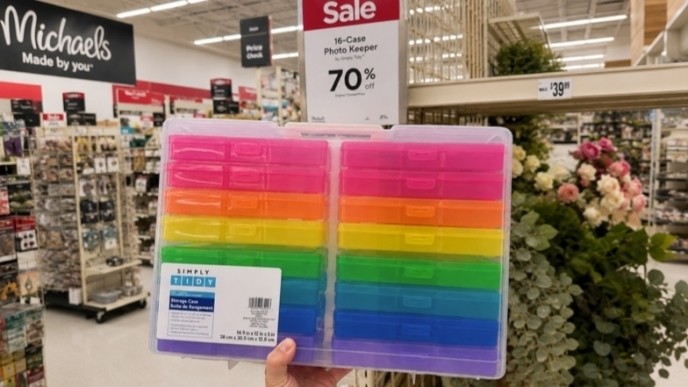Rainbow Photo & Craft Keeper 70% Off